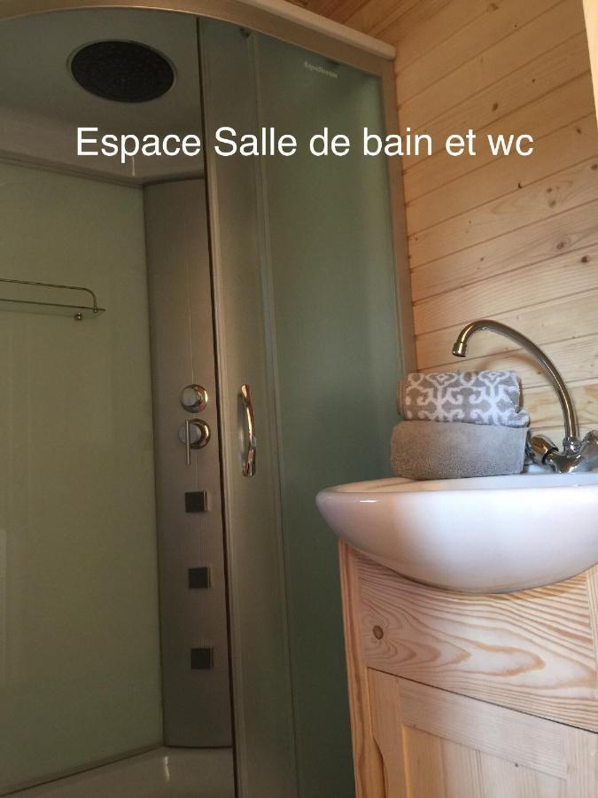 Roulottes Du Chalet Des Pins Rougeou ภายนอก รูปภาพ