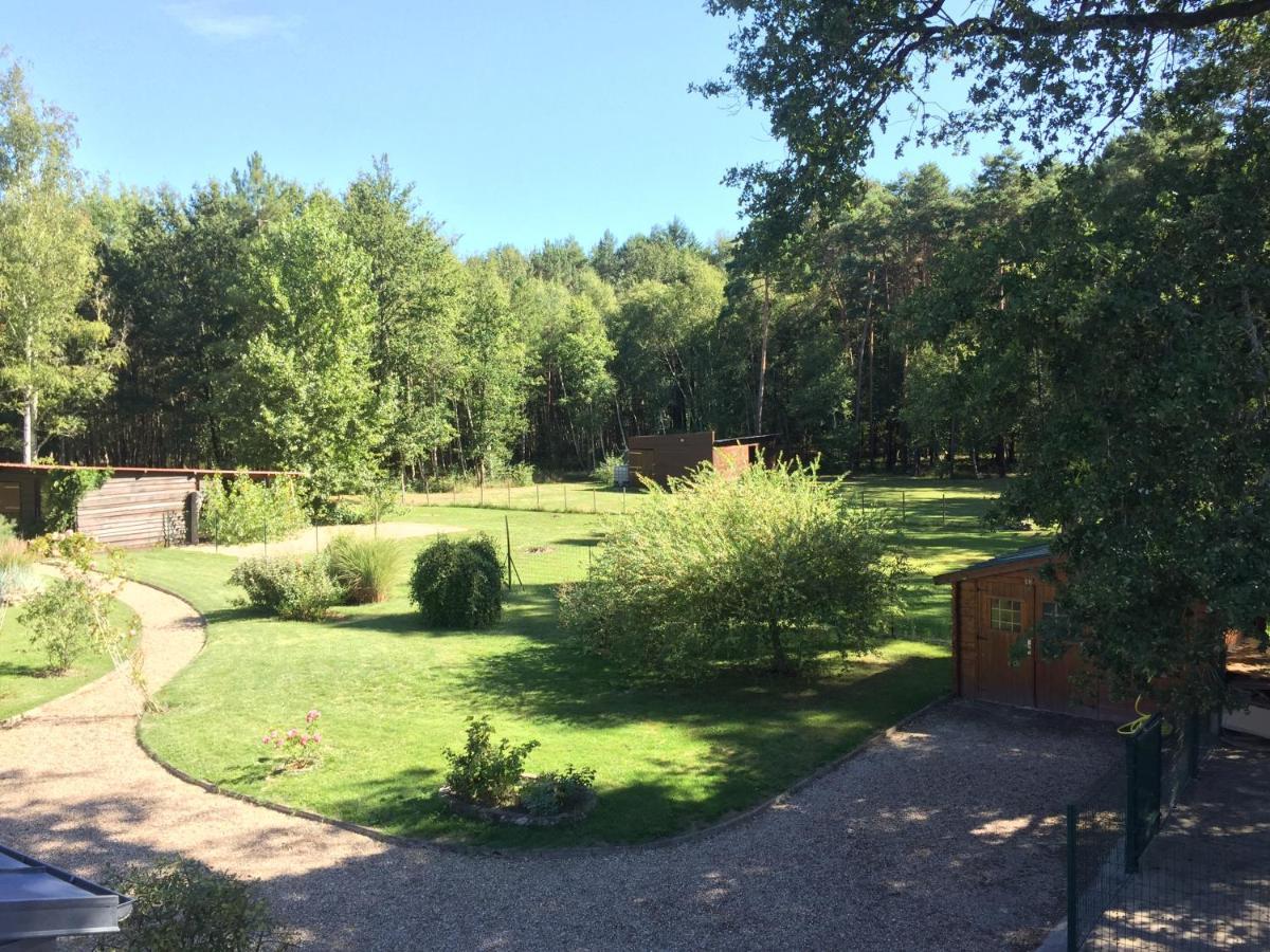 Roulottes Du Chalet Des Pins Rougeou ภายนอก รูปภาพ