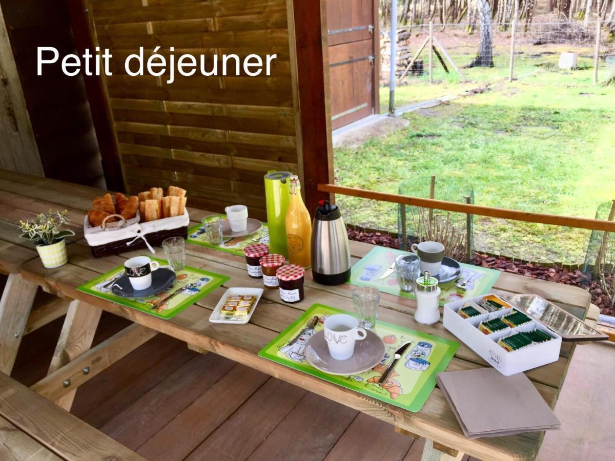 Roulottes Du Chalet Des Pins Rougeou ภายนอก รูปภาพ
