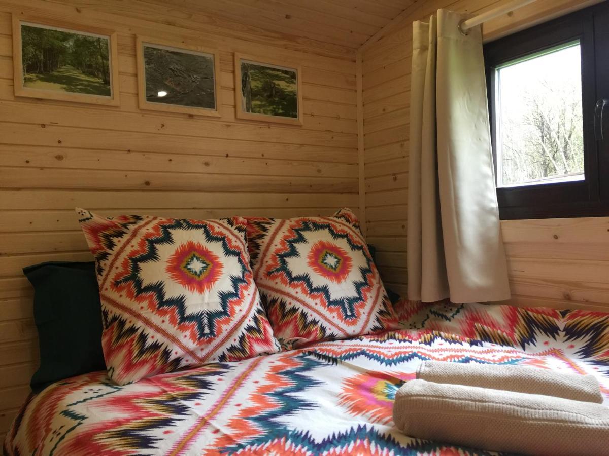 Roulottes Du Chalet Des Pins Rougeou ภายนอก รูปภาพ