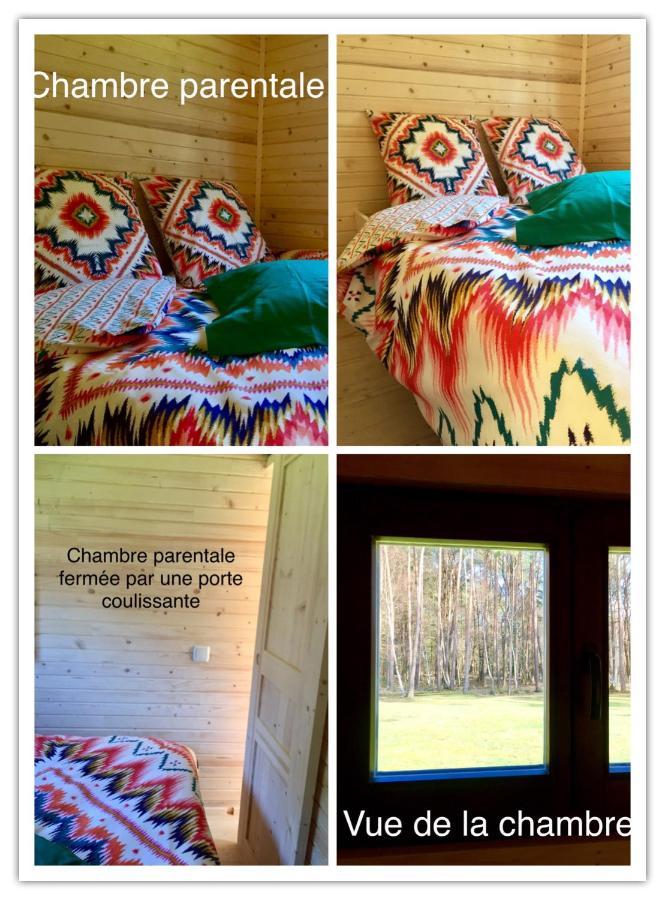 Roulottes Du Chalet Des Pins Rougeou ภายนอก รูปภาพ